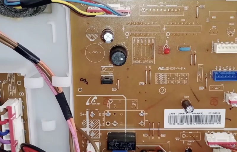 Samsung refrigerator error code blink Aurora